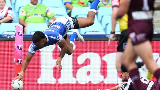 Katoa’s incredible finishes were a common sight at Henson Park.