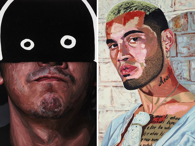 Abdul Abdullah's untitled self-portrait and Edward Humphrey's portrait of Stan Walker were among the Archibald Prize finalists.