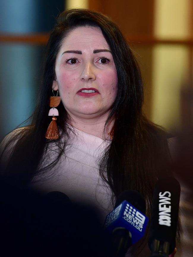 Sonya Ryan said the proposed legislation did not go far enough. Picture: Bianca De Marchi