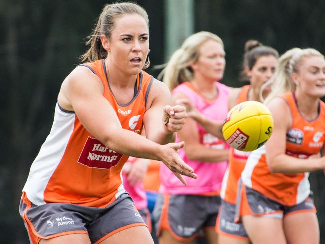 GWS Giants AFLW player Alex Saundry