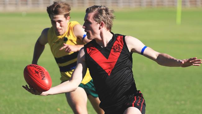 Rostrevor's Jesse Trevor in action against Pembroke. Picture: Rostrevor College