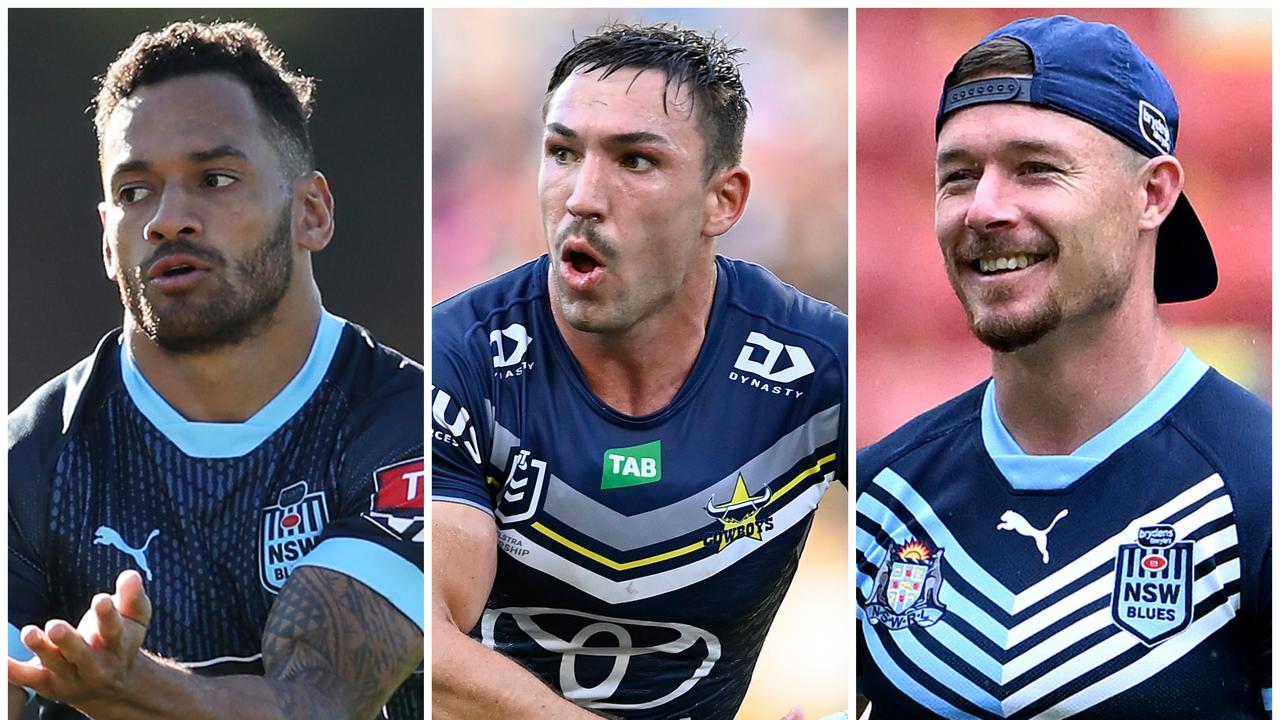 NSW Blues, State of Origin, Latrell Mitchell, Haumole Olaka’atu, Damien Cook, Tom Trbojevic, Brad Fittler