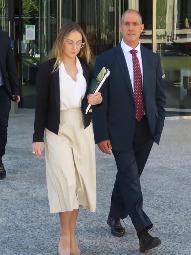 Former AFP deputy commissioner Ramzi Jabbour leaves the ACT Magistrates Court after being cleared of dishonesty and firearms charges. Picture: Craig Dunlop