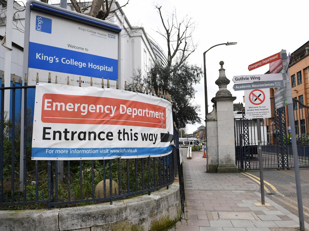 Ismail Mohamed Abdulwahab, a 13-year-old boy has died at King’s College Hospital in London from the coronavirus. Picture: EPA/ANDY RAIN