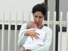 Rafael Nadal’s bub makes public Aussie debut courtside
