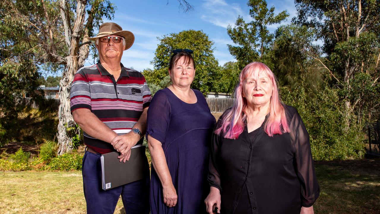 Risdon Vale Residents Garry Witt, Regina Williams, and Irena Luckus. Picture: Linda Higginson