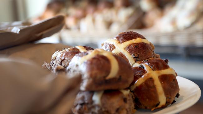 Over 10 million hot cross buns were purchased from Woolworths in January in 2018. Picture: Sam Rosewarne