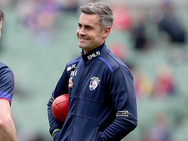 Toby McLean and Daniel Giansiracusa. 2016 AFL Grand Final match between the Western Bulldogs and the Sydney Swans at the Melbourne Cricket Ground (MCG), Melbourne, Australia on October 1, 2016. Picture : Mark Stewart