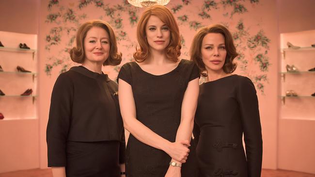 Miranda Otto, Jessica DeGuow and Debi Mazar in the ABC drama Ladies in Black.