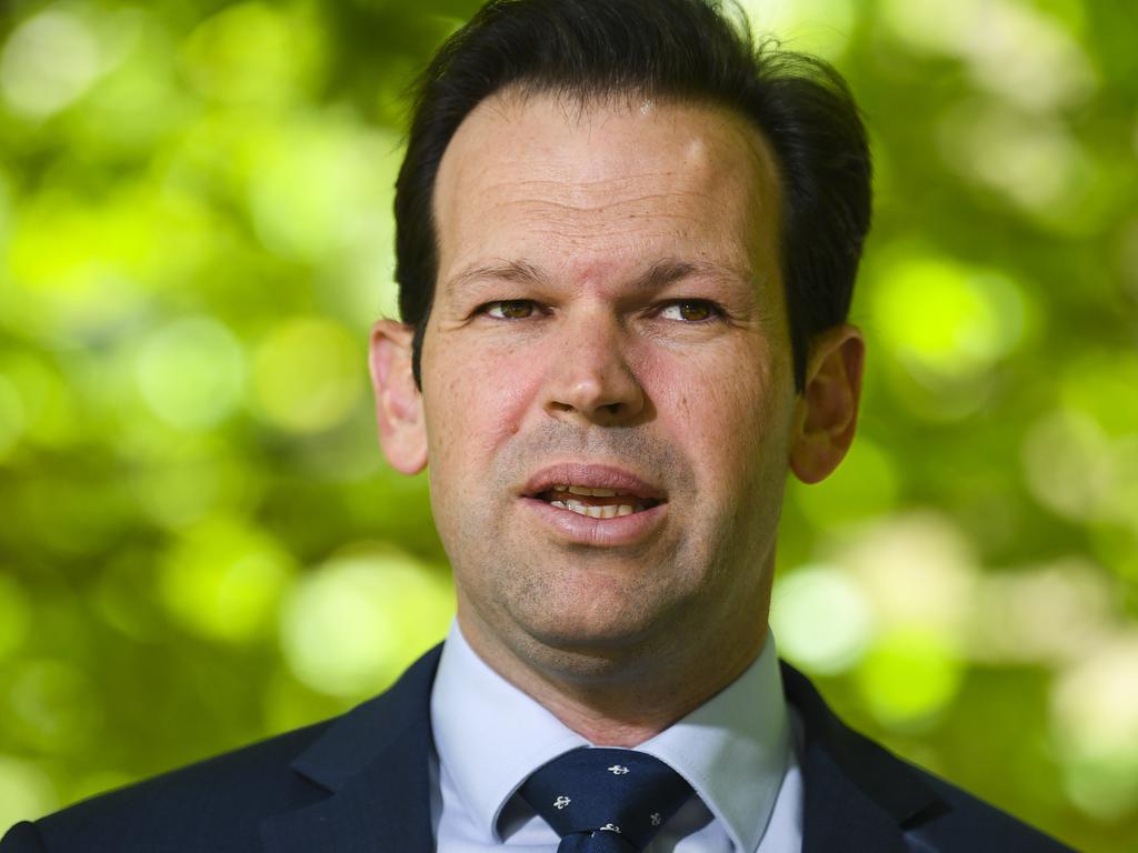 Minister Matt Canavan has thrown his support behind Joyce. Picture: Lukas Coch