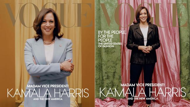 The alternative covers for Vogue’s February issue. Picture: Tyler Mitchell via AFP