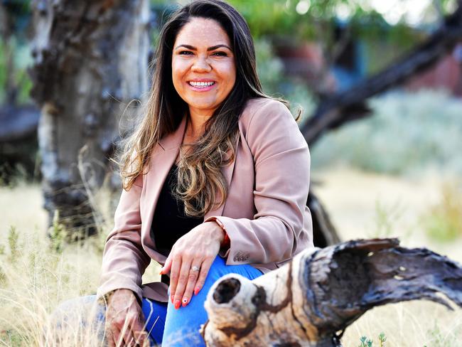 Jacinta Nampijinpa Price at Alice Springs, 23 May, 2022. Picture: Chloe Erlich