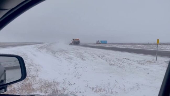 Roads Across Kansas Coated in Snow After Winter Storm Hits | Daily ...