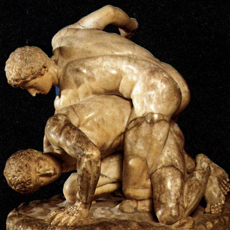 ancient olympic games wrestling