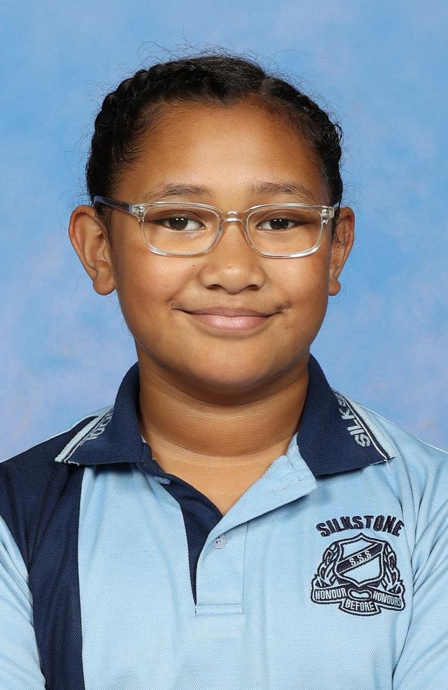 Myleesha Alesana, 2024 Silkstone State School captain. Picture: Contributed
