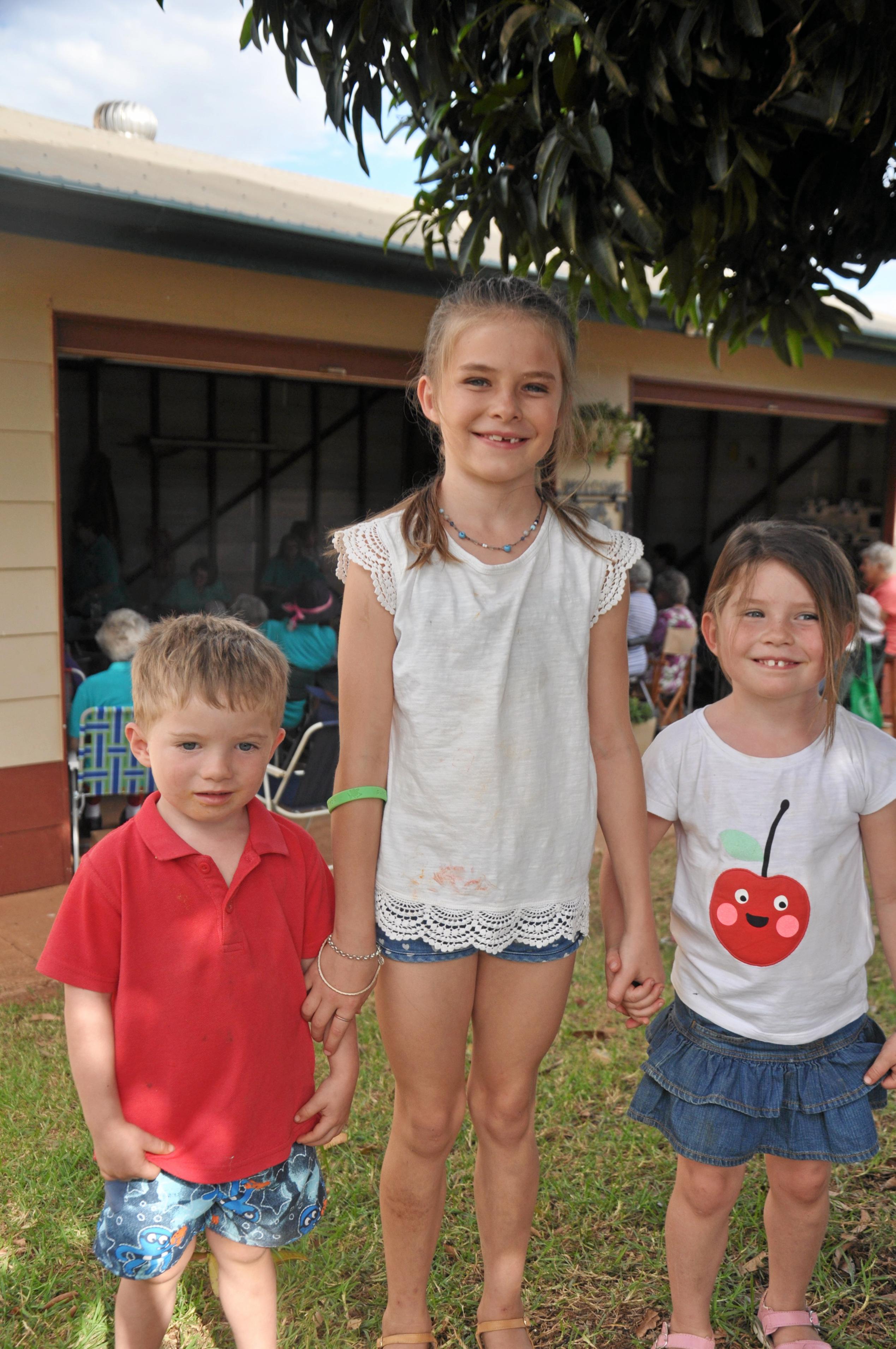 William, Grace & Annabel Penney. Picture: Mackenzie Colahan