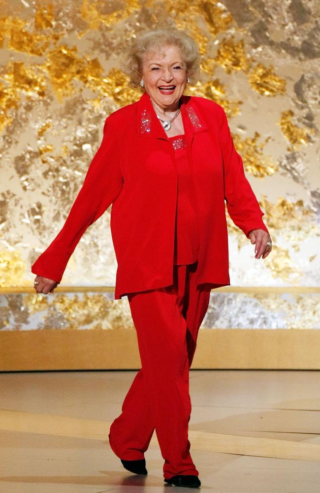 White onstage during the 2008 Emmy Awards. Picture: Kevin Winter/Getty Images