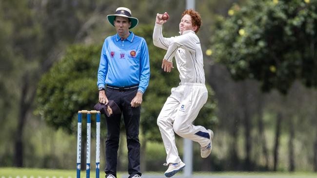 Hugh Weibgen was outstanding for Brisbane Grammar School. (AAP Image/Richard Walker)