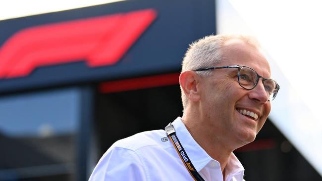 SPA, BELGIUM - AUGUST 28: Stefano Domenicali, CEO of the Formula One Group, walks in the Paddock prior to the F1 Grand Prix of Belgium at Circuit de Spa-Francorchamps on August 28, 2022 in Spa, Belgium. (Photo by Dan Mullan/Getty Images)