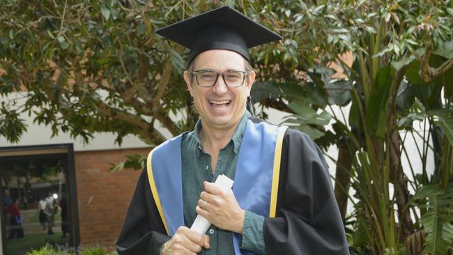 Trent Dalton was named a Fellow of the University of Southern Queensland on Thursday. Picture: Michael Nolan