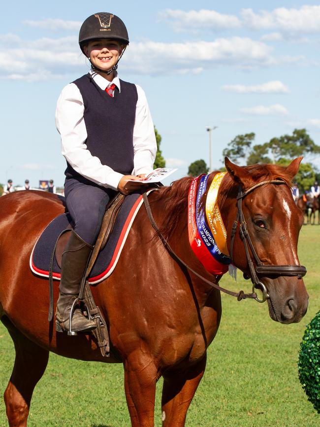 5th place in the PQC State Showjumping Championships 12 and Under 80cm class.