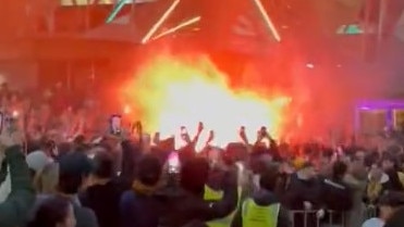 Fans are packing in to watch the game around Australia. Picture: Twitter