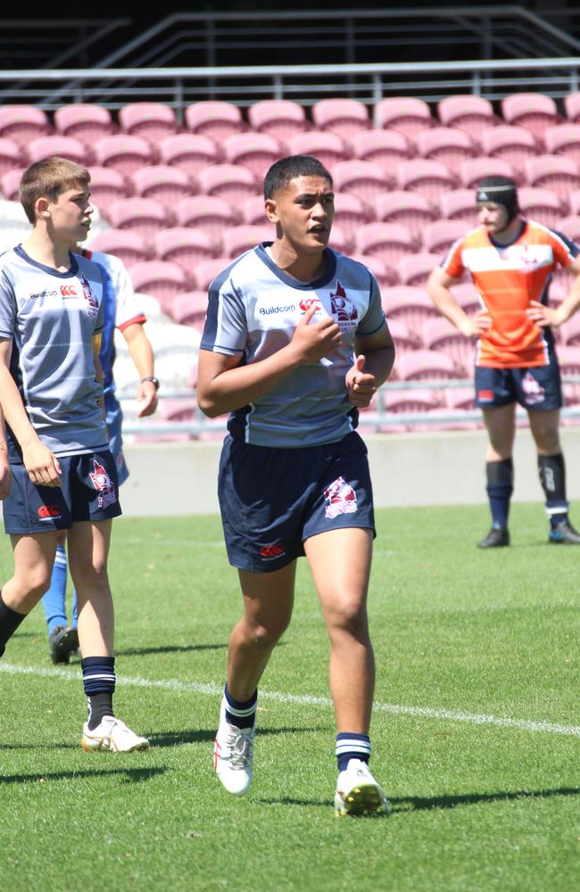 Emerging Reds Cup day 1 action between SEQ and Brisbane Grey in the Under 15s.