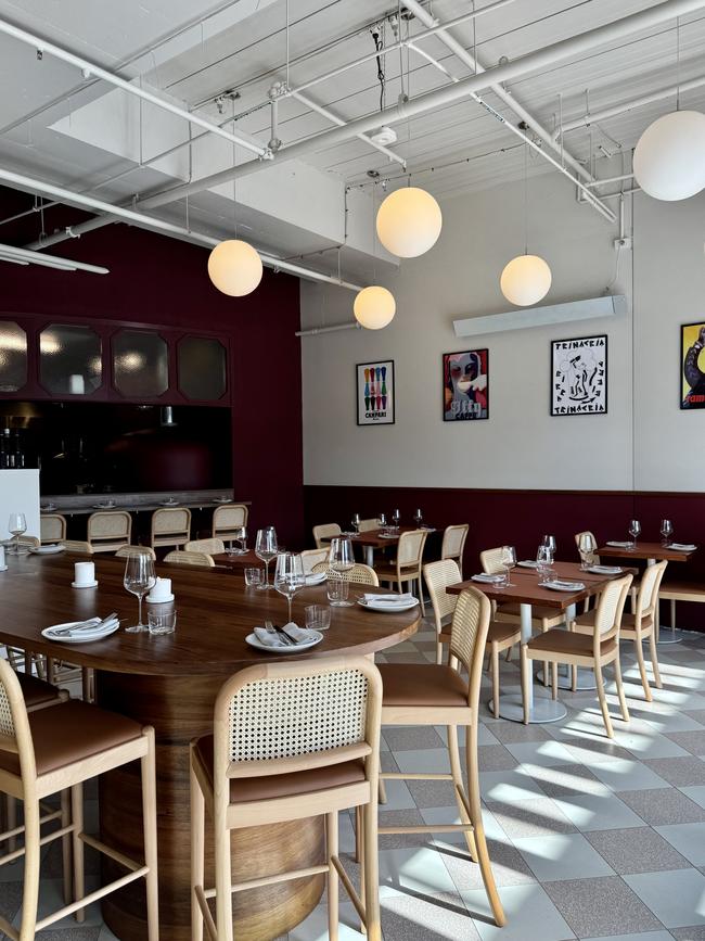 A light and bright dining room interior at Rita's Bar and Restaurant. Picture: Supplied