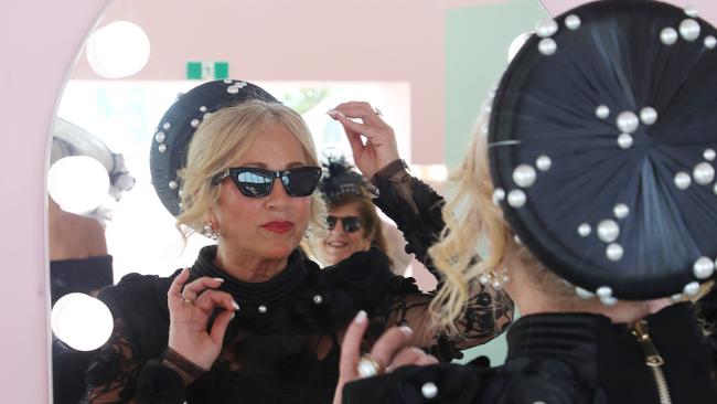 Dee Worrell at the Penfolds Victoria Derby day races at Flemington Racecourse. Picture: NewsWire/ David Crosling