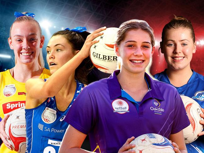 Artwork -  SA's top up and coming netballers Picture: Supplied