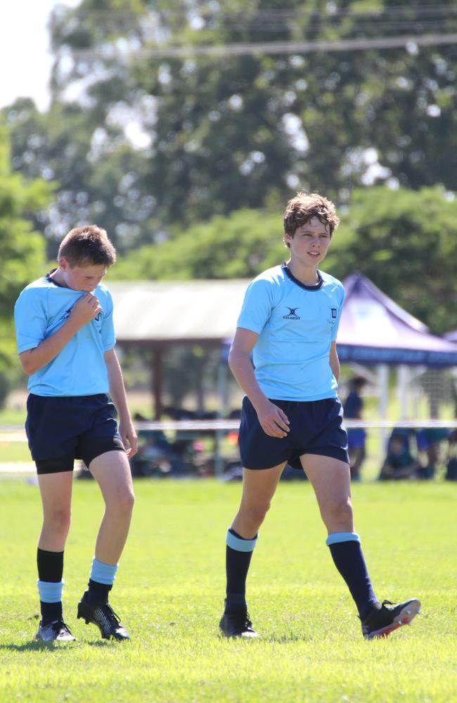 Ballymore Cup rugby action at the Albany Creek Brumbies Junior Rugby Union Club on Friday, April 12, 2024.