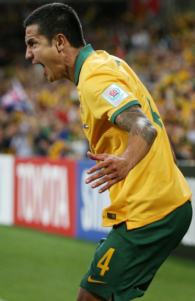 It was Tim Cahill who once again brought Australia back into the game.