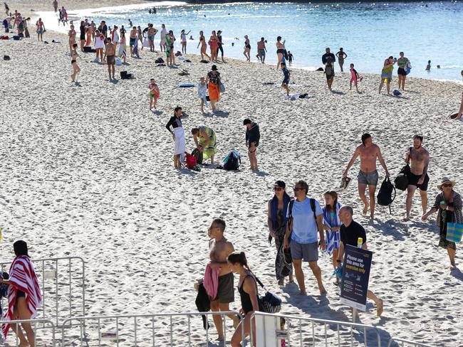 The beaches had only just been reopened. Picture: Gaye Gerard/ Sunday Telegraph