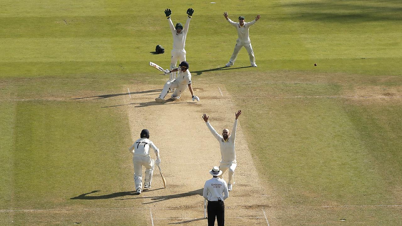 Nathan Lyon has enjoyed some thrilling battles with Ben Stokes in the past. Photo by Ryan Pierse/Getty Images