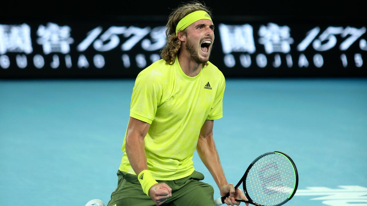 Greece's Stefanos Tsitsipas is into the third round. (Photo by Brandon MALONE / AFP)