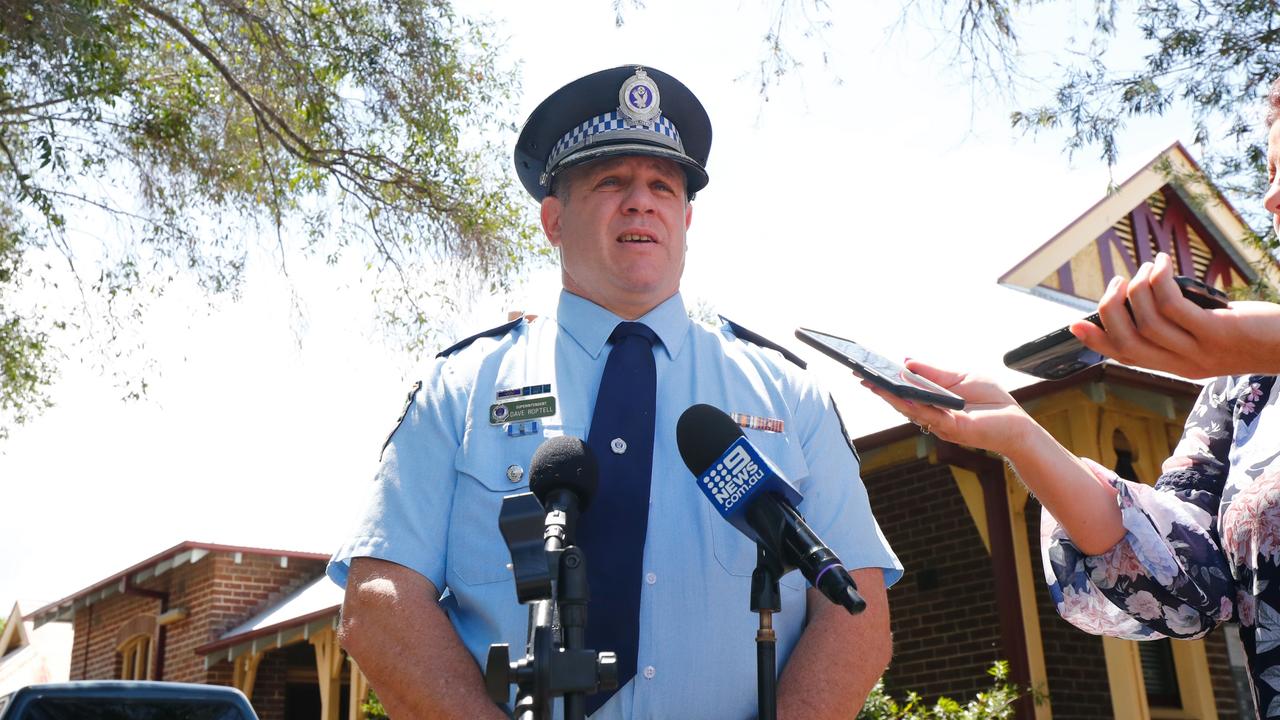 NSW Police Superintendent Dave Roptell addresses the media. Picture: Danielle Smith/NCA NewsWire
