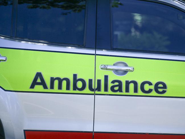 BRISBANE, AUSTRALIA - NewsWire Photos - JANUARY 17, 2025:  A generic photo of Queensland Ambulance Service signage , Brisbanes CBD.Picture: NewsWire / Glenn Campbell