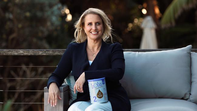 Founder and chief executive of organic baby formula and foods maker Bubs Australia Kristy Carr. Picture: Jane Dempster