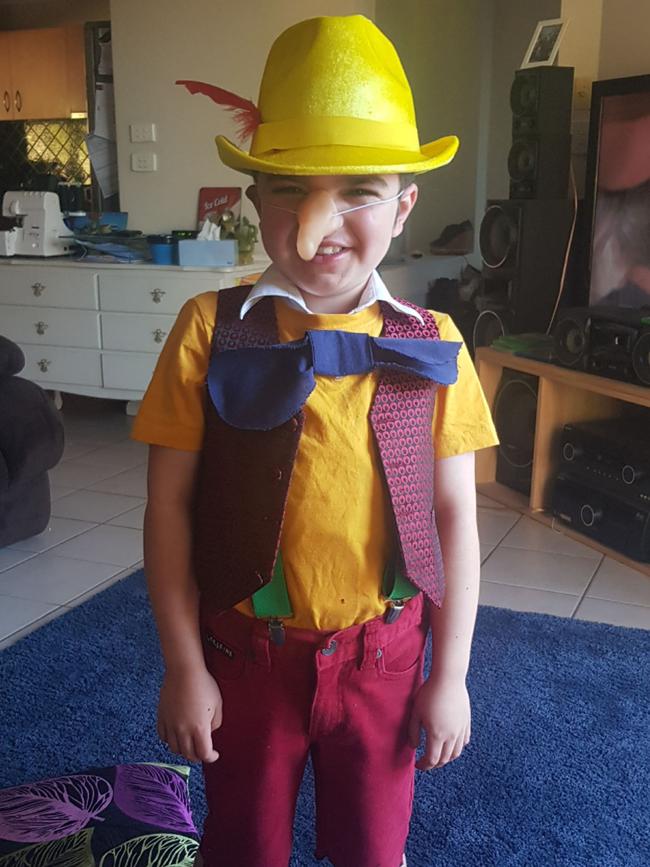 Donte' Paul Holmes as Pinocchio. Picture: Charlene Holmes