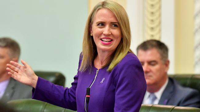 Queensland Minister for Innovation and Tourism Industry Development, Kate Jones (AAP Image/Darren England)