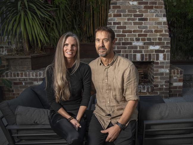 Andrew and Tameka Moffat pictured at their Stanwell Park home. Picture: Simon Bullard