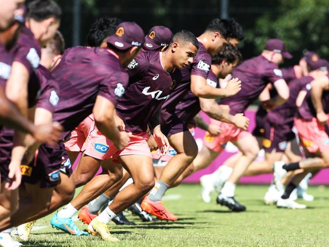 Tristan Sailor stunned Broncos players and coaching staff with his attitude and work ethic. Picture: Zak Simmonds