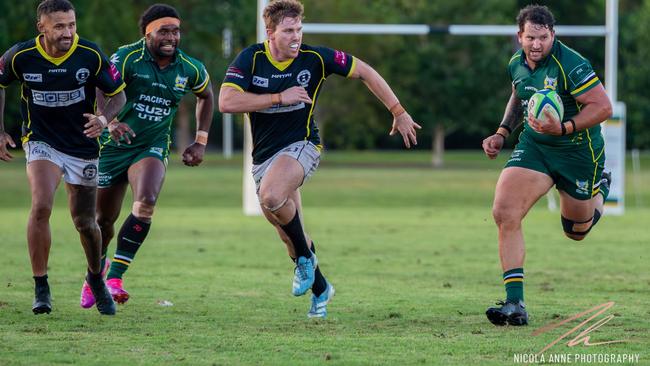 Colby Mason in action for University Barbarians. Picture: Nicola Anne Photography.