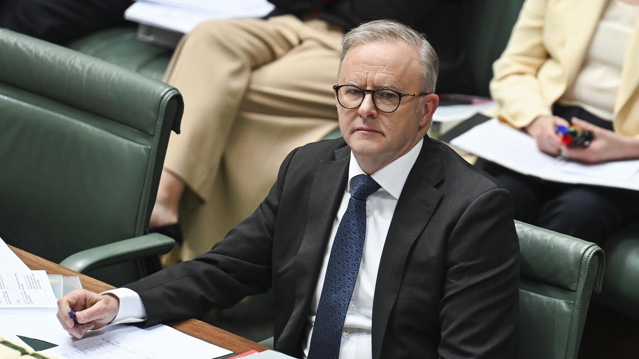 Prime Minister Anthony Albanese says the government is planning on legislation to enforce age verification for social media users. Picture: NewsWire / Martin Ollman