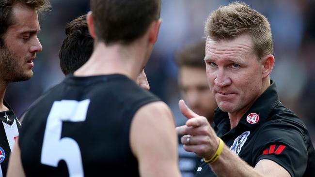 Buckley has changed the Pies’ strategy and culture significantly. And for the better. Picture: Wayne Ludbey