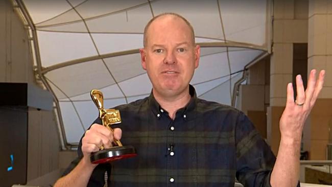 Reigning Gold Logie holder Tom Gleeson cheerfully gamed the system to take the prize. Picture: Supplied