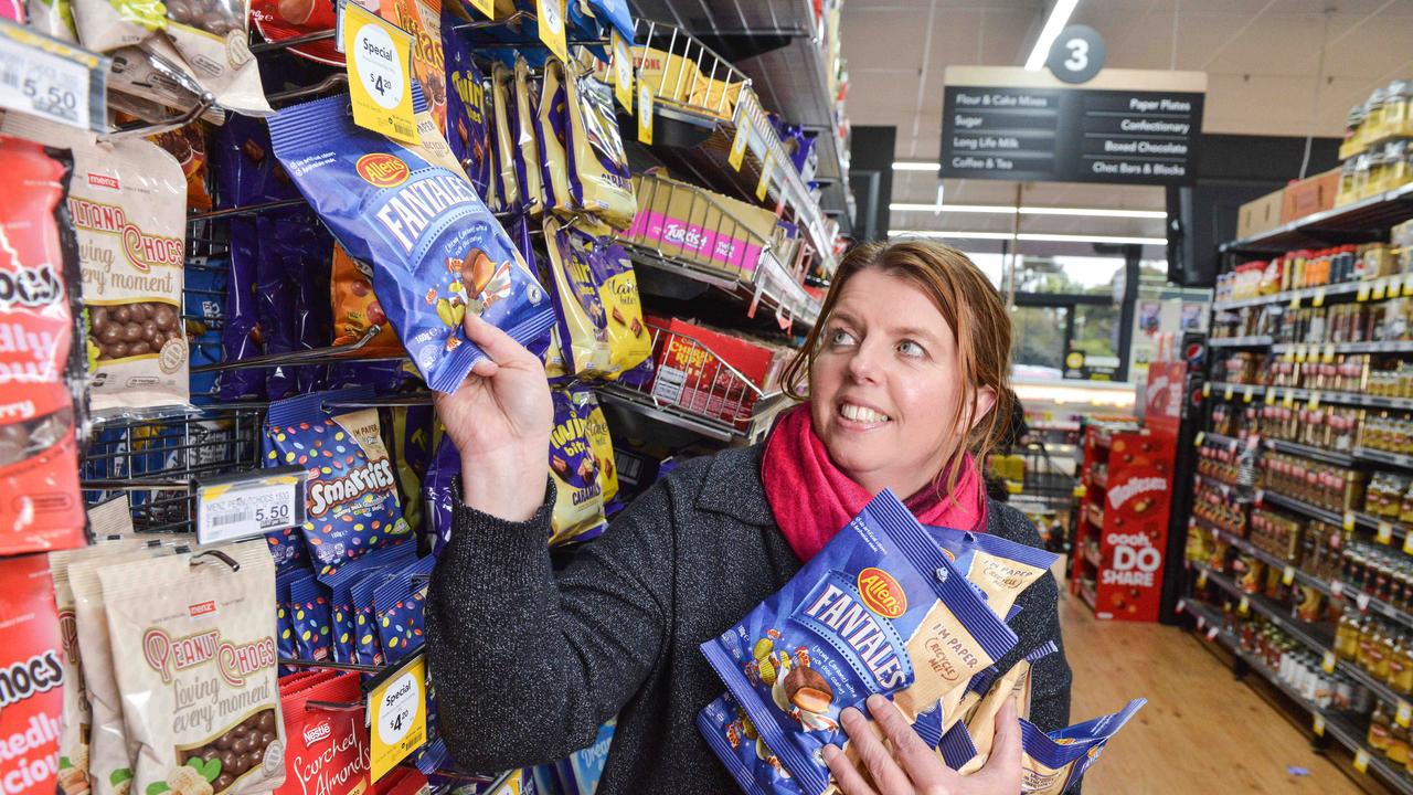 One Self confessed Fantales fanatic Tanya Leech bought the last few packets from a South Australian store. Picture: NCA NewsWire / Brenton Edwards