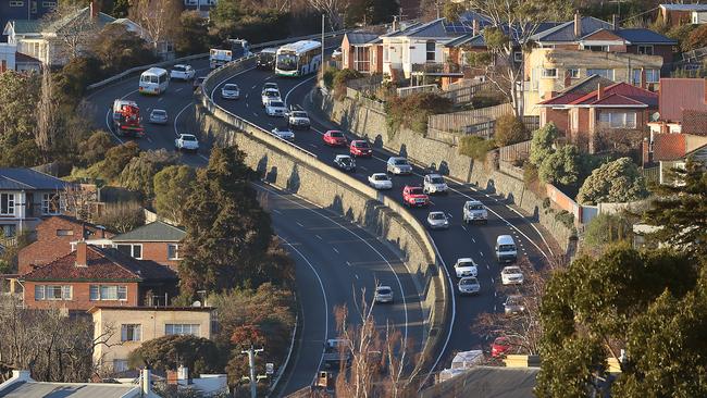 Plans for a fifth lane on the Southern Outlet have been welcomed. Picture: SAM ROSEWARNE