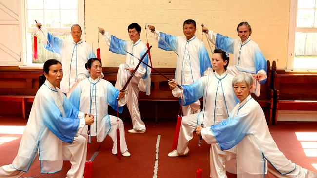 The Pei Lei Wushu Association has represented Australia at the World Kungfu Championships, coming away with a huge medal haul. (Back-row): Samuel Man, Desmond Chung, Jimmy Chew, Mitchell Brown and then Rebecca Ho, Sally Lin, Krista Brennan and Cheryl Toi. Pictures: Annika Enderborg