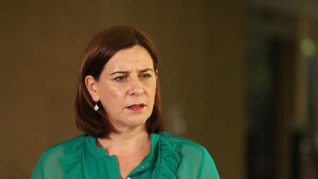 Queensland Opposition Leader Deb Frecklington moved quickly after the claims. Picture: Liam Kidston